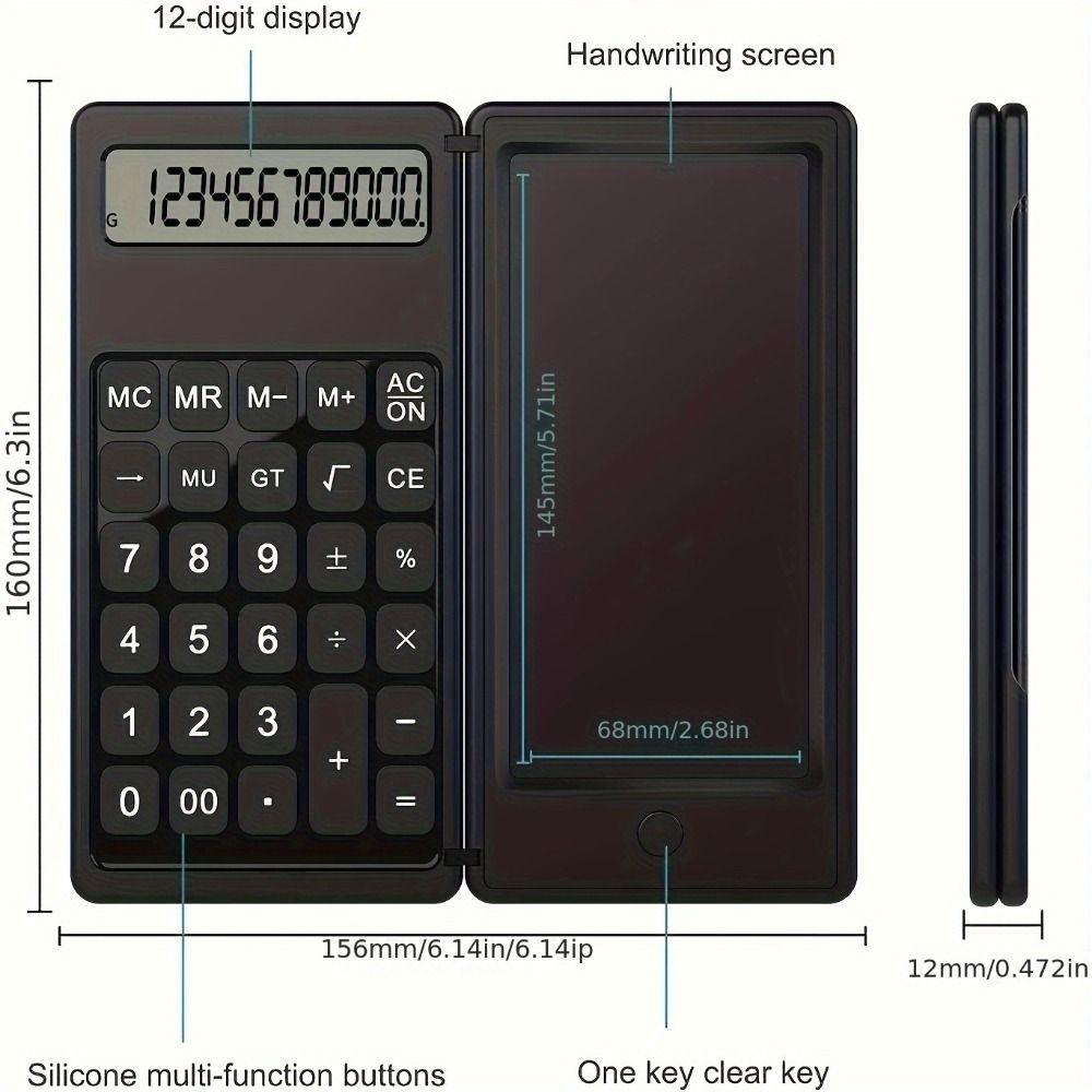 Portable Function Calculators with Tablet LCD Writing Board with Stylus  Home Office Supplies