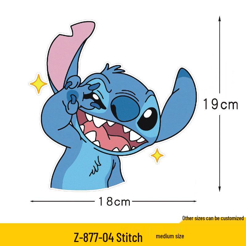 

Мультяшна наклейка на електромотоцикл/автомобіль Ліло та Стіч Standard