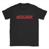 Herren T-Shirts Metal Gear Solid Logo Spiel Baumwolle T-Shirt Kurzarm MGS Gothic Unisex T-Shirt