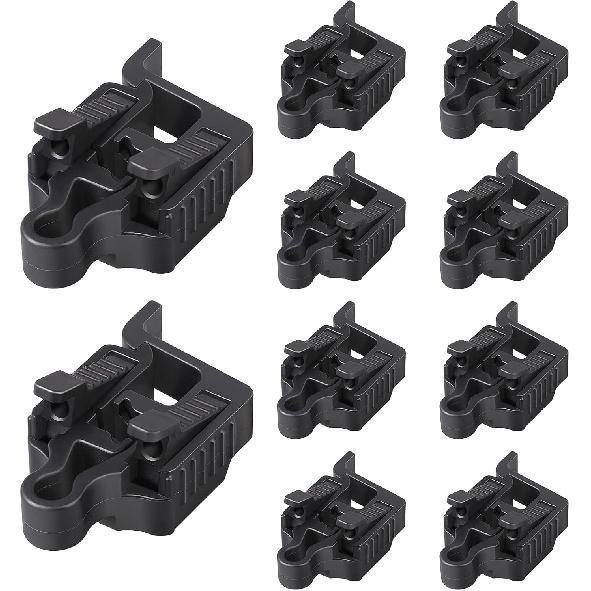 EDISHINE 10-Pack Low Voltage Wire Connector, Landscape Lighting Cable Connectors Waterproof for Landscape Lighting/Pathway Light/Spotlight,