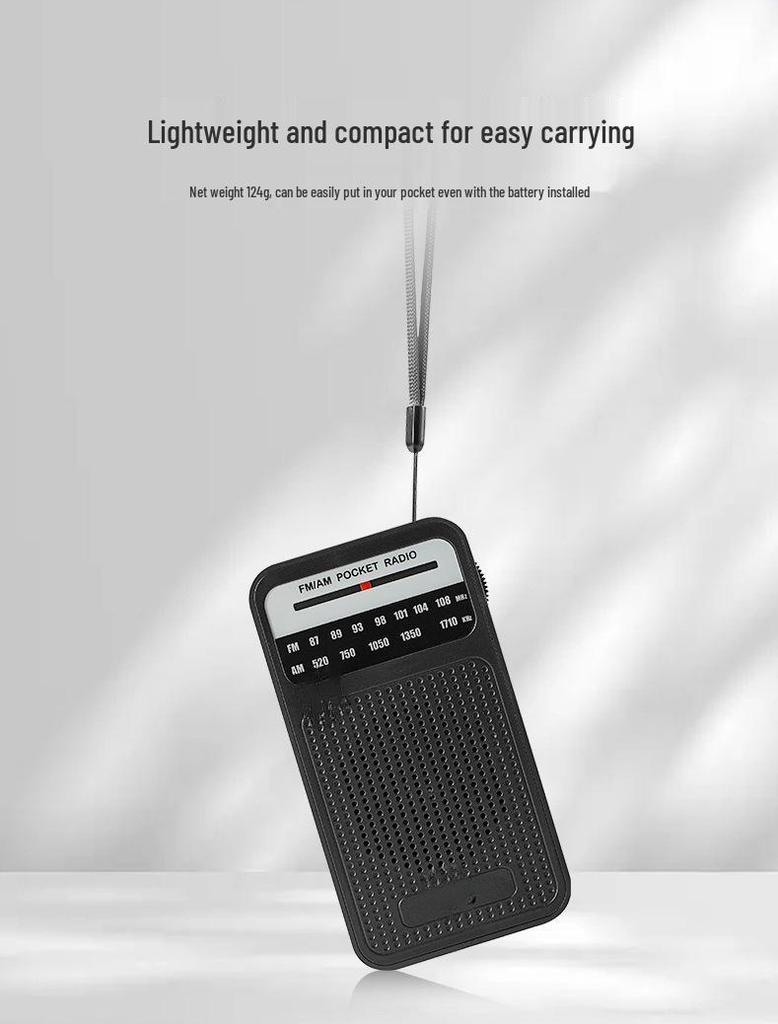 Popular In-Stock Portable Radio with Clear Sound for Easy Listening