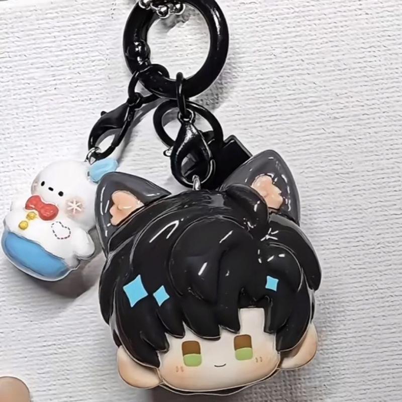 Love And Deepspace Rafayel Zayne Xavier Sylus Anime Keychain Mobile Pendant Key Chain Decor Ornament Backpack Decoration Pendant