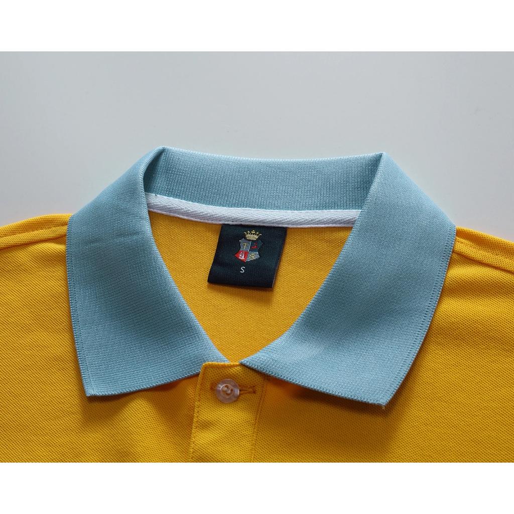 STORN Męska Koszulka Polo Kazachstan Długi Rękaw Casualowa Bawełna Wysokiej Jakości Haft Luksusowe Szycie Kontrastowy Kolor