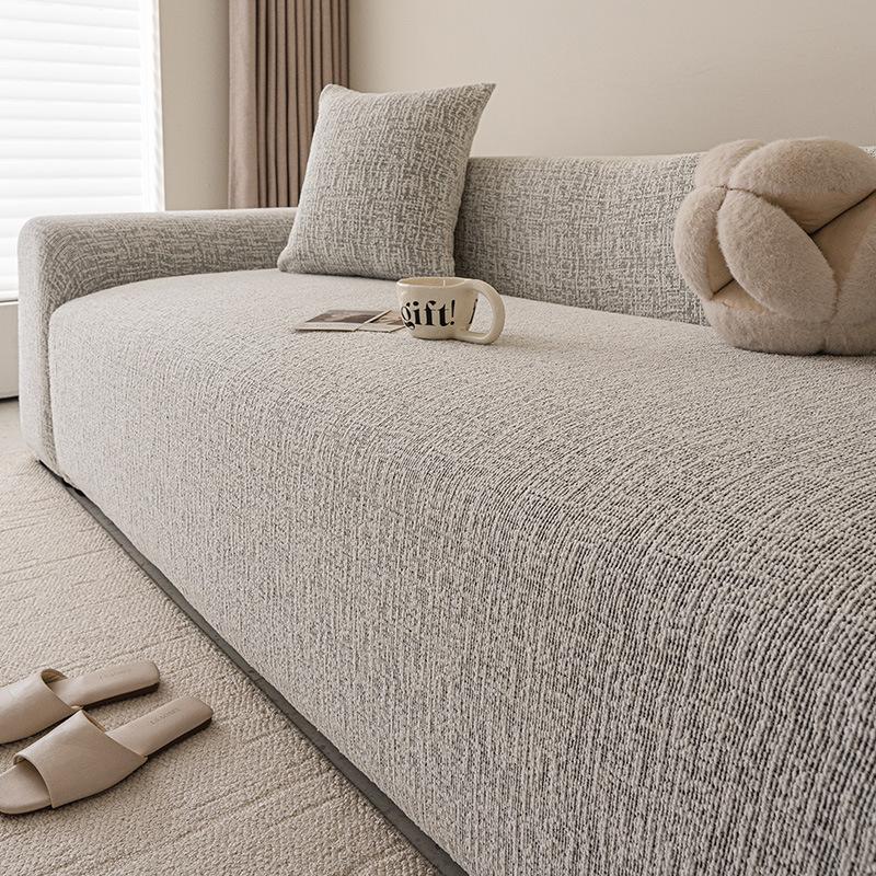Simple Style Soft and Waxy Texture Chenille Sofa Cover New Four Season Universal Anti Slip Sofa Cover 90cm-140cm]