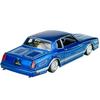 Maisto 1/24 scale Chevrolet Monte Carlo 1986 Blue Custom Lowriders Series / Diecast Model Car, Finished Product 32542