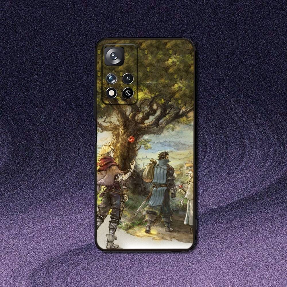 

Octopath Traveler 2 Game Phone Case For Samsung S10,S21,FE,S21,Note 20,10 S25,S24,S23,Ultra,S9,S22,Plus Soft Black Samsung S21fe