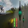 1.2/1.5/1.8/2.2/2.5/3 G Cloudy Sky Tail Fishing Float Gravity Sensing Color Change Glowing Bobbers with Luminous LED Stick Tubes