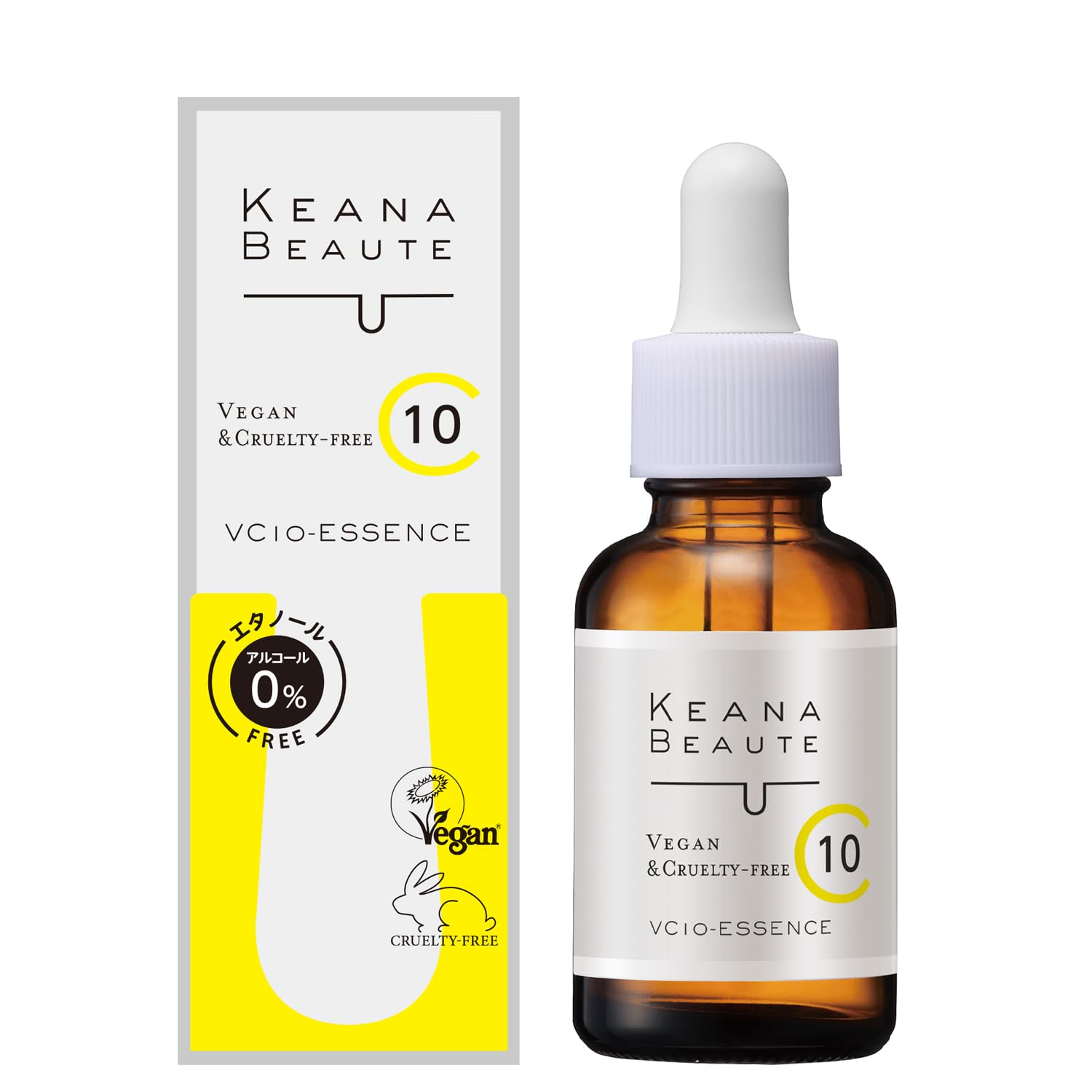 

KEANA BEAUTE VC10 Concentrated Serum, 33mL (10% More Vitamin C) for Pore and Exfoliating Care, Made in Japan [Amazon.co.jp Exclusive]