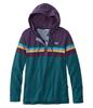 LL Bean Soft Cotton Rugby Hoodie US Fit Size Deep Admiral Blue 1000061038 Women's Pullover, Striped, Petite, XS, Multistripe,