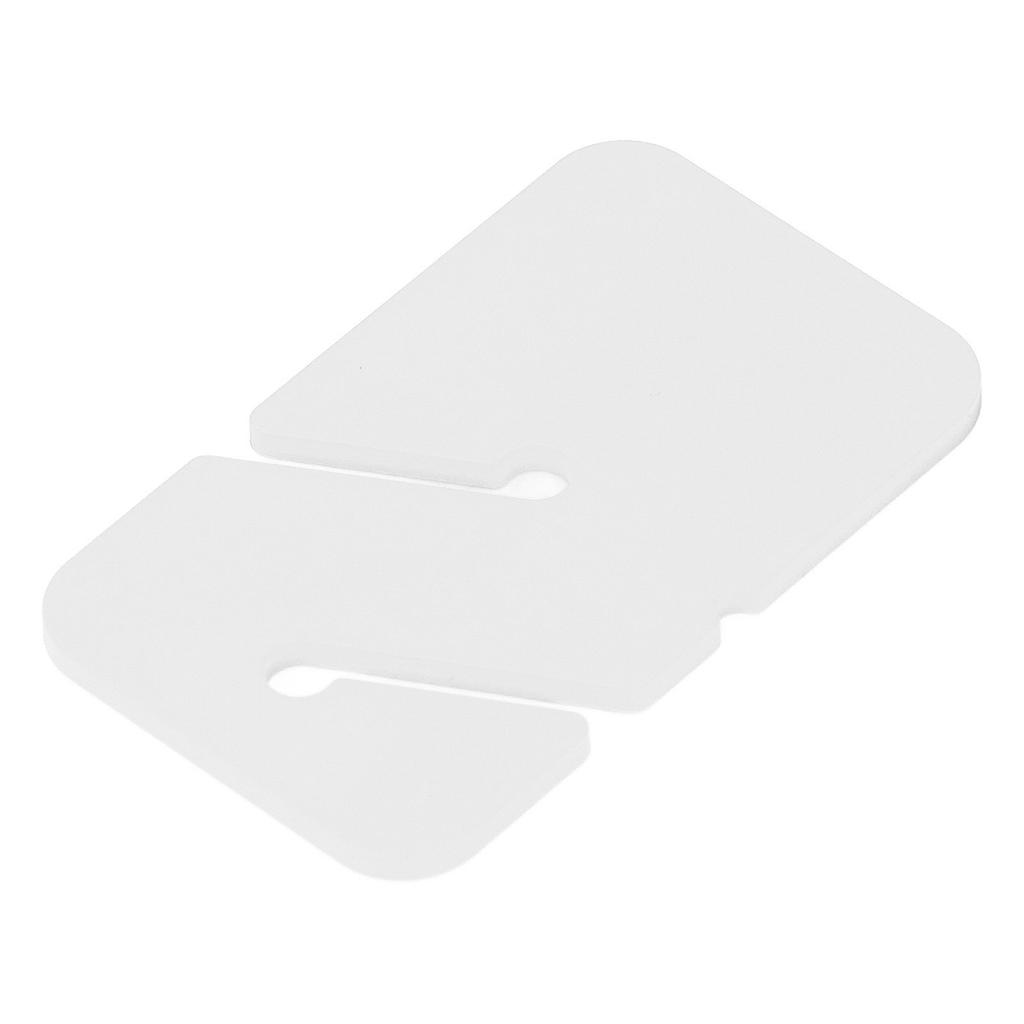 Diving Line Marker Rectangle ABS Easy Visibility Compact Cave Dive Line Marker for Diving Equipment White