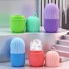[1pcs] Silicone Trays Facial Eye Roller Ice Ball Beauty Face Lifting Massager Contouring Reduce  Skin Care Tool Reusable