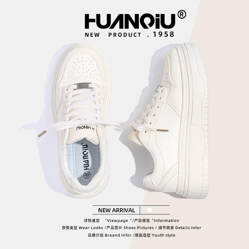 Global Platform White Shoes Women's ZHQ5958 New Summer Student Versatile Niche Casual Board Shoes Women's Shoes