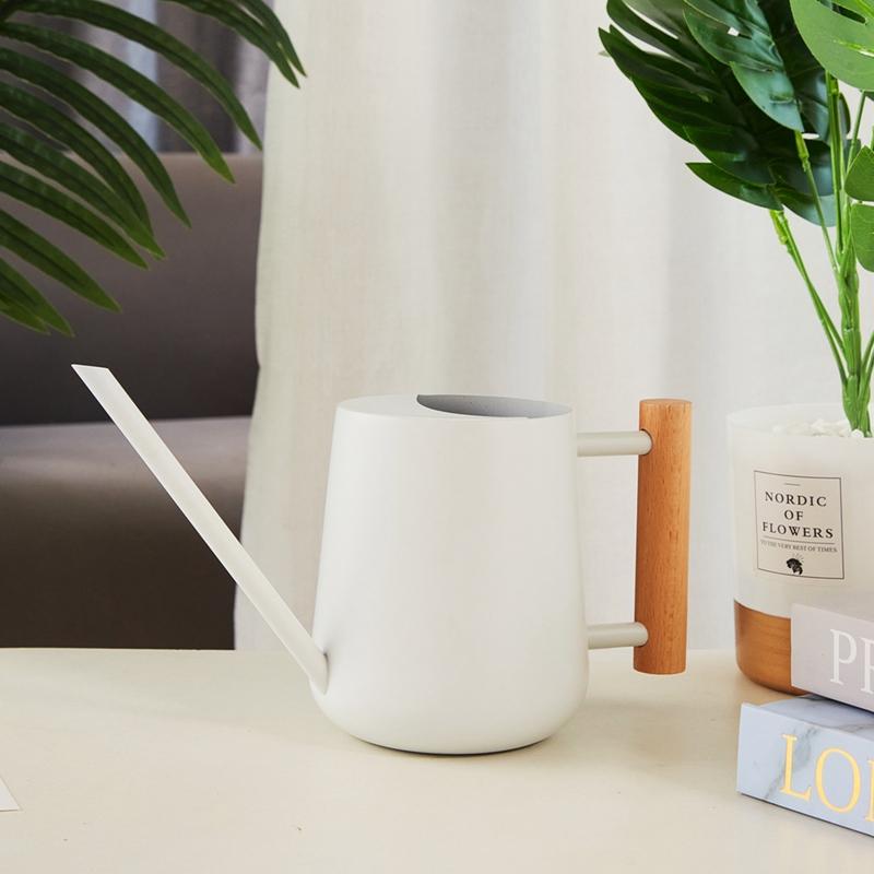 

Водонепроницаемая лейка для зеленых растений из нержавеющей стали с длинным горлом, можно использовать ручку, идеальный полив для цветочных растений, душ для сада