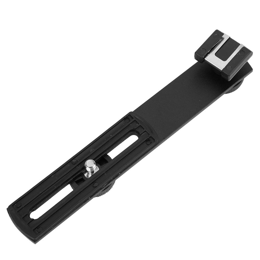 Aluminum Alloy External Flash Dual Head Crossbar Bracket Photographic Equipment Accessory