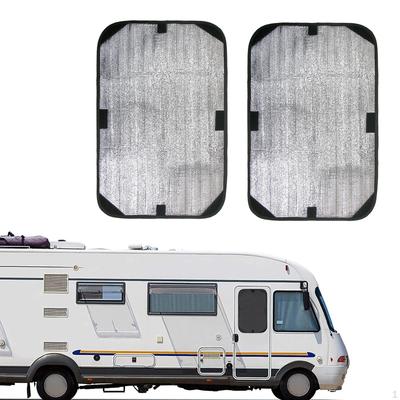 2 Pcs RV Door Window Shade Cover 15.94x24.41inch Waterproof for Motorhome Trailer Travel