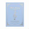 A4 Music Score Folder Hard Cover Sheet Binder G Clef Transparent Sleeve 20
