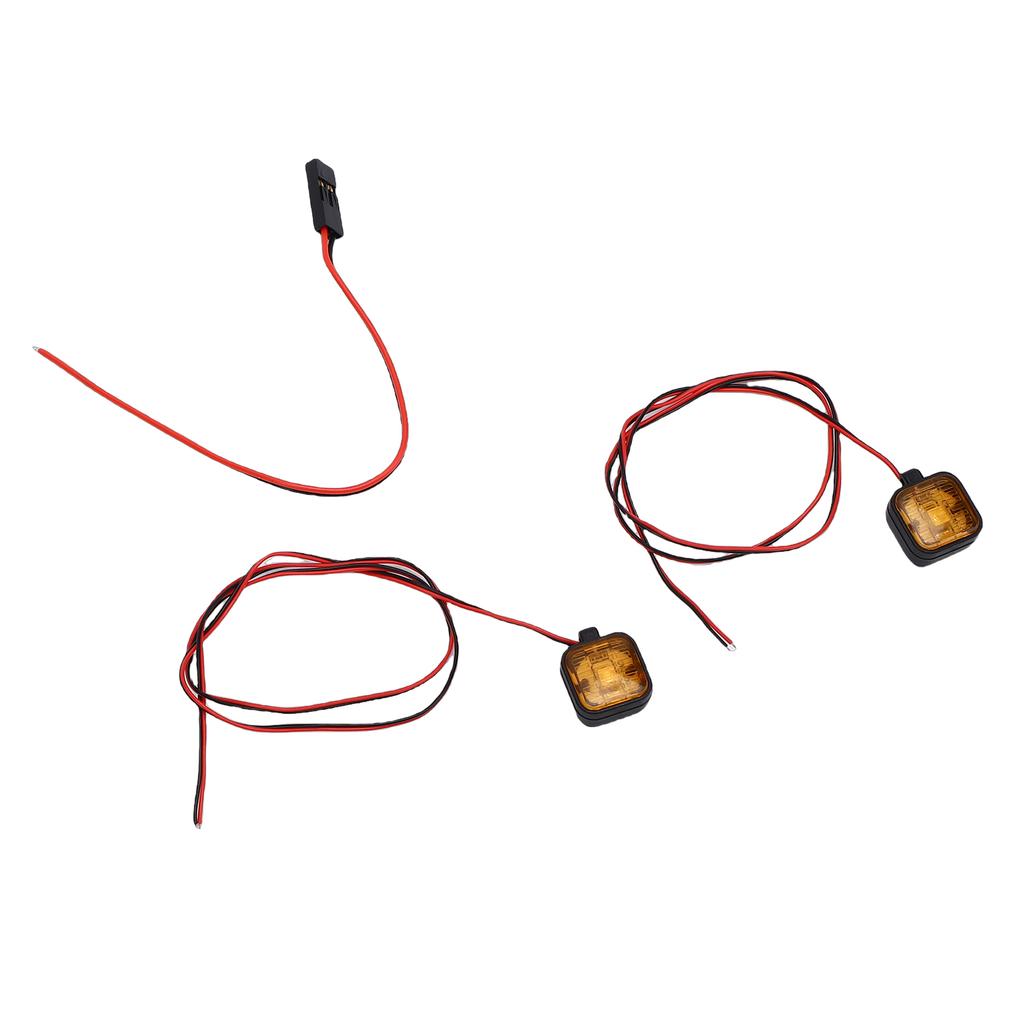 LED Toy Car Lights Remote Control Car Spotlights with Adjustable Metal Bracket 12mm Diameter RC Car Flashing Light