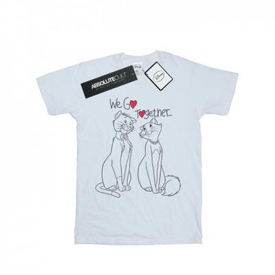 Womens/Ladies Aristocats We Go Together Cotton Boyfriend T-Shirt