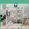 Wooden Storage Children Wardrobe Multifunction Shelves Parent Interaction Toy
