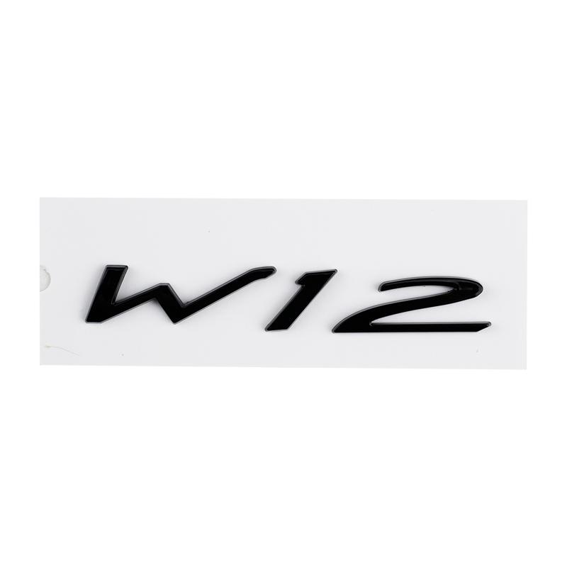 Speed V8 V8S W12 label logo car stickers for Continental GT Flying Spur Bentayga fender side logo refit rear trunk mark