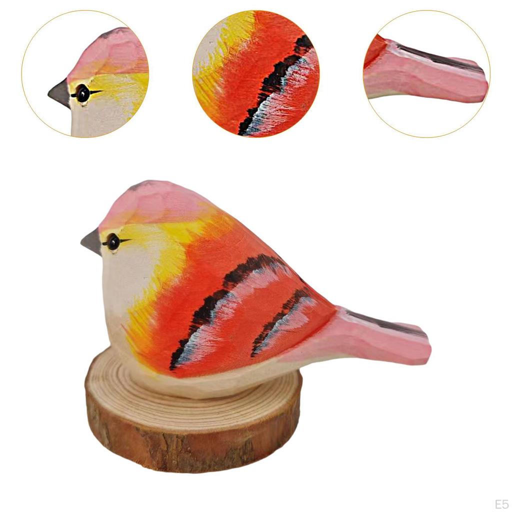 Bird Sculpture with Base for Garden And Desktop Display