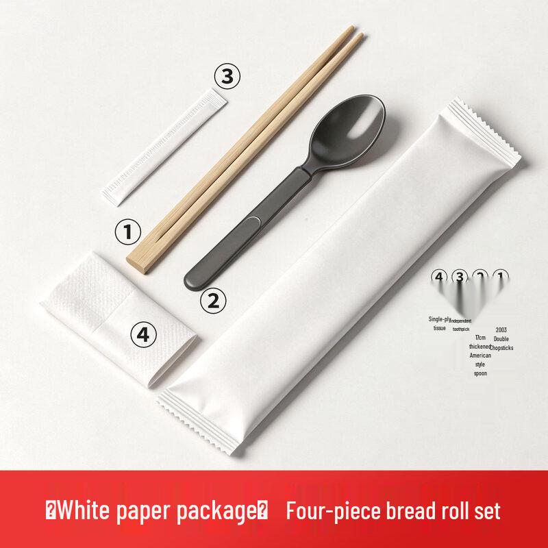 Disposable 4-Piece Cutlery Set