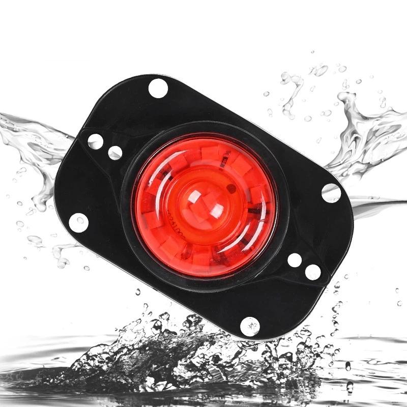 12V 24V LED Truck Side Marker Light Waterproof Clearance Indicator Exterior Lighting for Trailer Van Lorry Cargo Safety