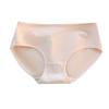 Ladies Summer Sweet Cotton Antibacterial Extension Crotch Breathable Mid Waist Triangle Briefs
