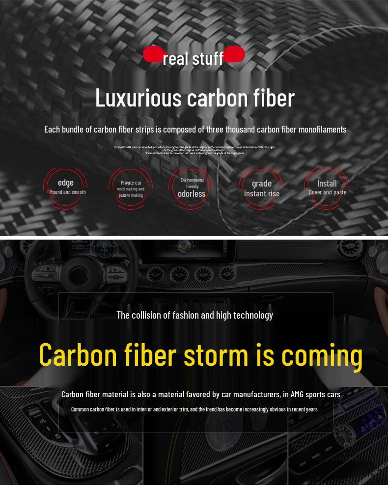 2025+ BMW X3 G45 Carbon Fiber Gear Shift Panel Interior Accessory