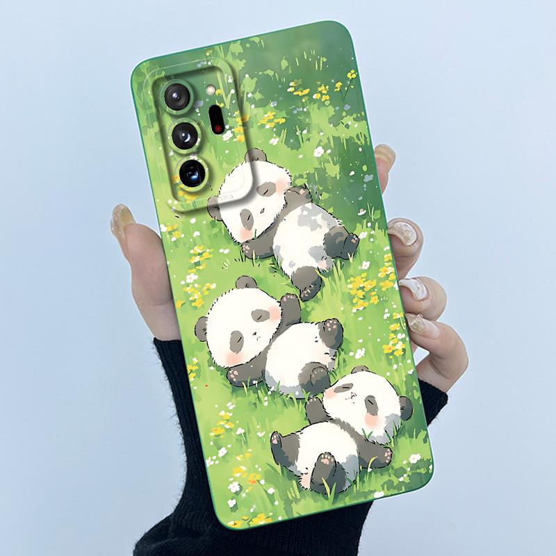 For Samsung Galaxy Note 20 Ultra Fashion Simplicity Oil Painting Flowers Ultra-thin Matte Anti-fingerprint Protector Phone Case