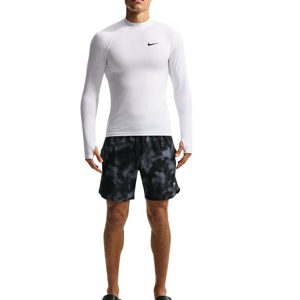 Nike Wetsuits Men's White/Black Crew Neck Moderate IQ7952-100