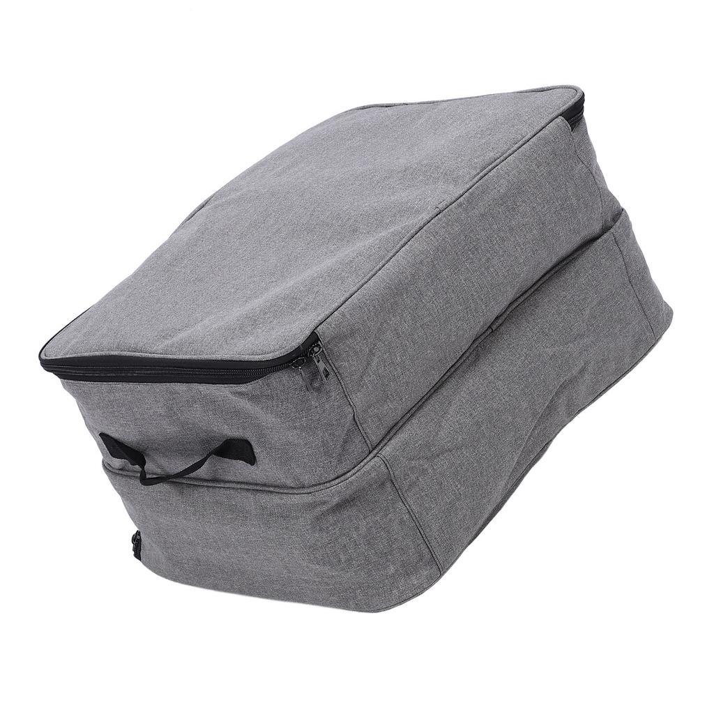 Club Trunk Storage Bag Grey Water Resistant Ventilated Polyester Car Locker with Separate