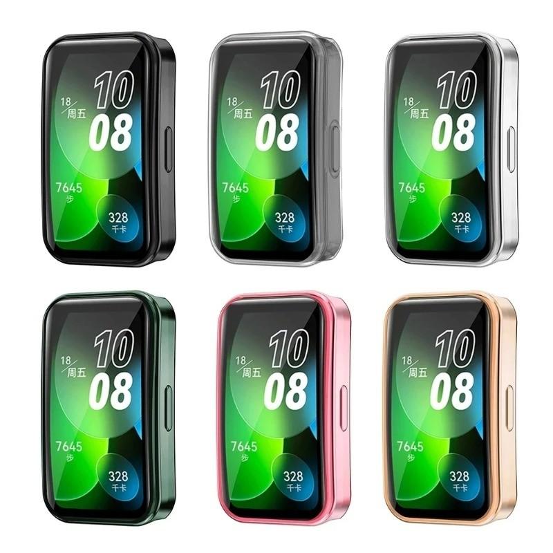 TPU Shell for Huawei Band 10 9 8 Screen Protector Bumper Shell Shockproof Protective Cover for Huawei SmartBand 9 10