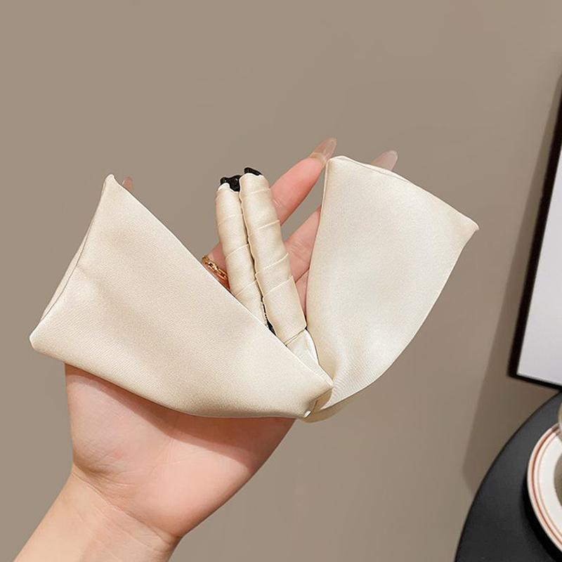 Korean Bow Banana Hair Clip Claw Girls Ribbon Clips Hairpin Hair Accessories Headwear Women