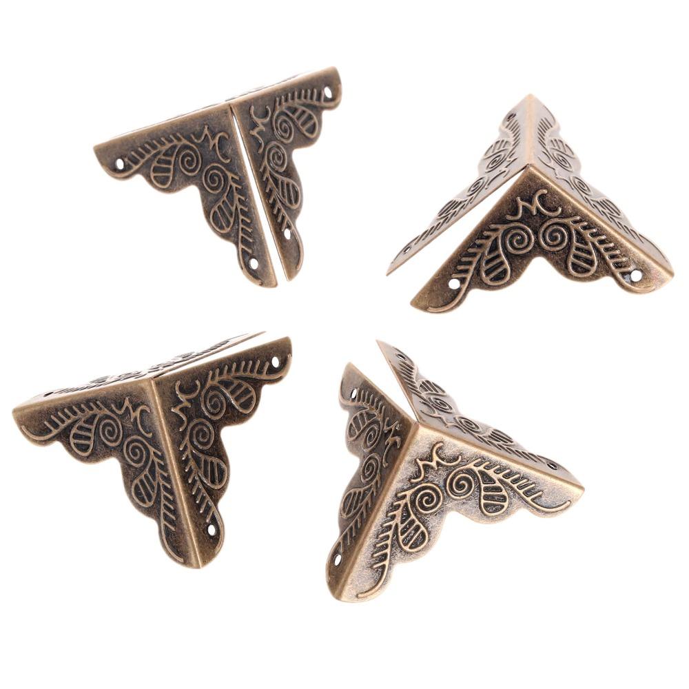 Carved Flower Pattern Classical Corner Bracket Furniture Accessories Corner Foot Corner Protector