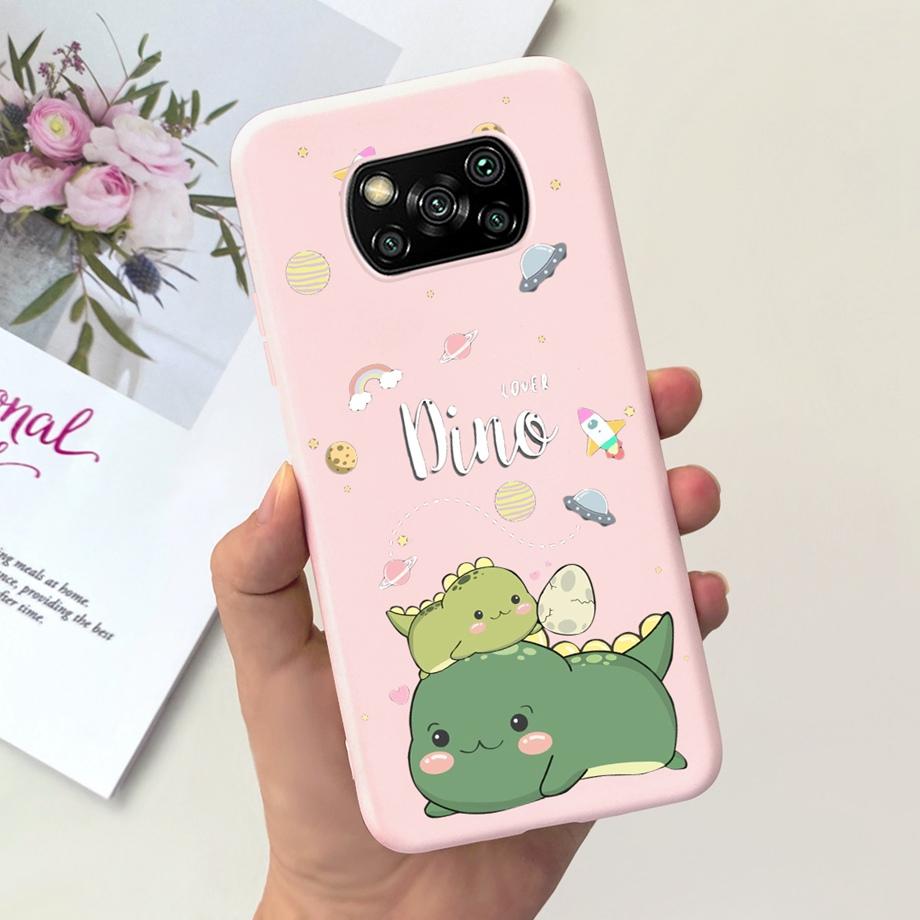 Pro Xiaomi Poco X3 Pro Pouzdro Poco X3 NFC Kryt Květina Roztomilý Kočka Malba Nárazník Skořápka Na PocoX3 X3Pro x3nfc Měkký Luxusní Silikon