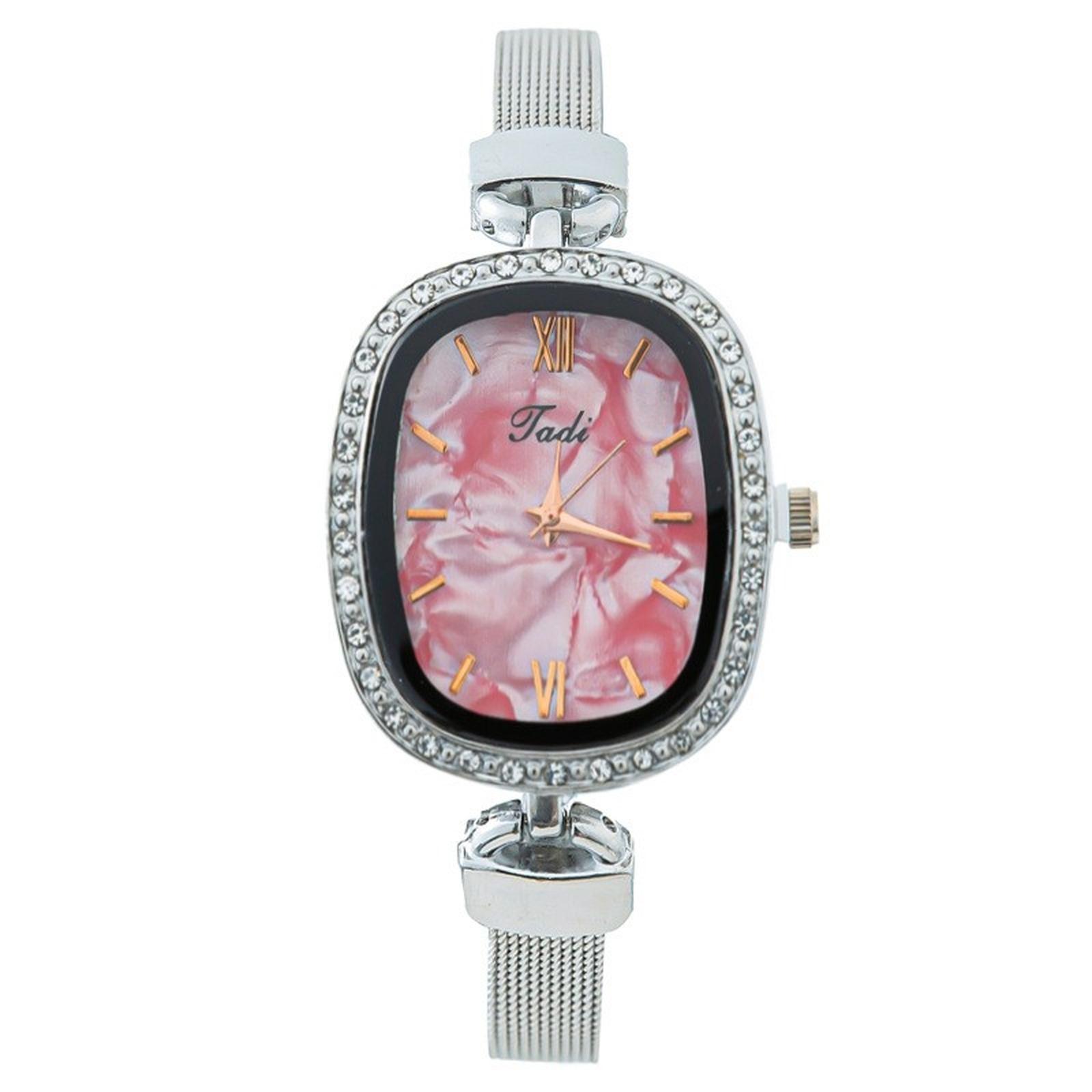 

Женские модные кожаные часы One Size красный