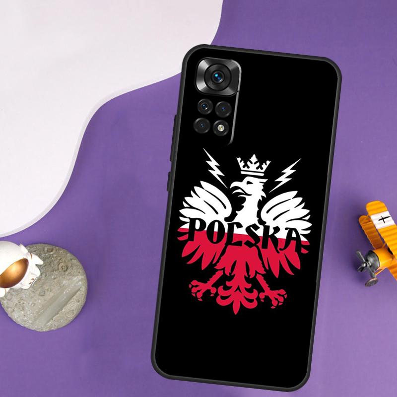 Poland Flag Case For Xiaomi Redmi Note 13 Pro 14 12 9 10 11 Pro 10S 11S 12S Redmi 14C 13C 10C 12C Cover
