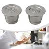 04 Stainless Steel Coffee Capsule 1PCS 3.7*2.7cm Practical
