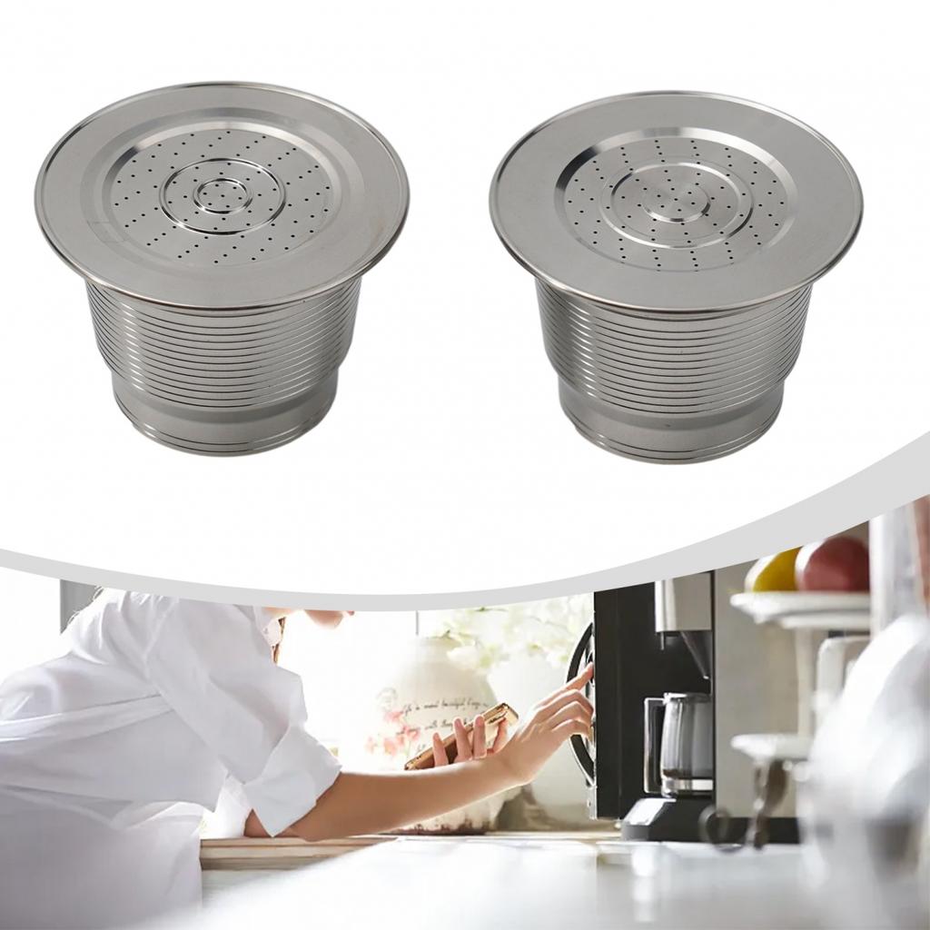 04 Stainless Steel Coffee Capsule 1PCS 3.7*2.7cm Practical