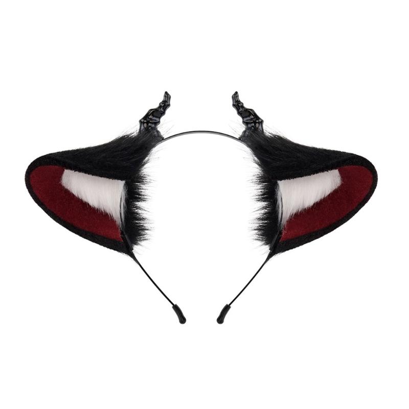 

Аниме-повязка на голову с ушами, реквизит для косплея, обруч для волос в виде зверя-дьявола, укладка волос в виде дьявола для карнавалов с животными-дьяволами 1