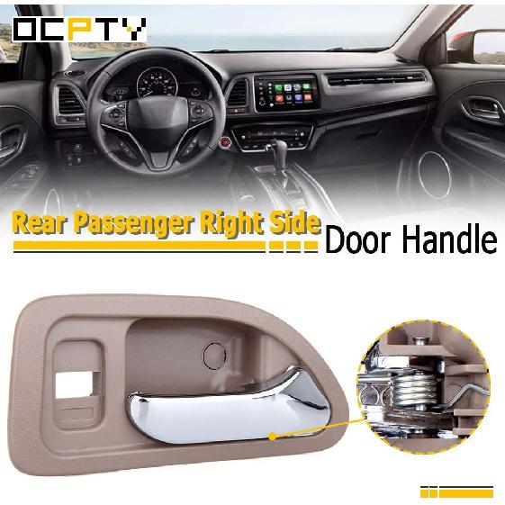 OCPTY Door Handle Interior Rear Passenger Right Side Replacement Fit 1994-1997 for Honda for Accord Inside Door Handle Beige