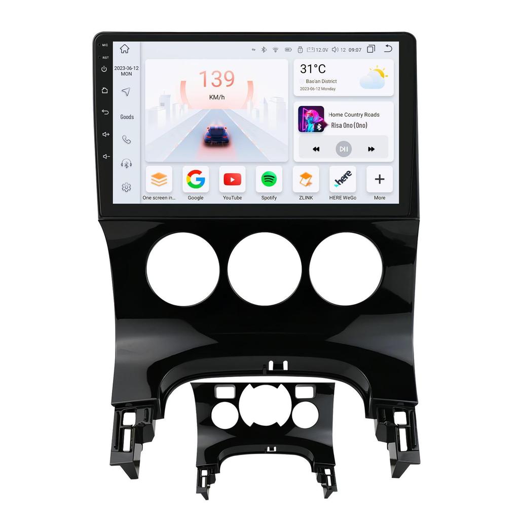 9-Inch Android GPS Navigation System for 2009-2016 Peugeot 3008/5008