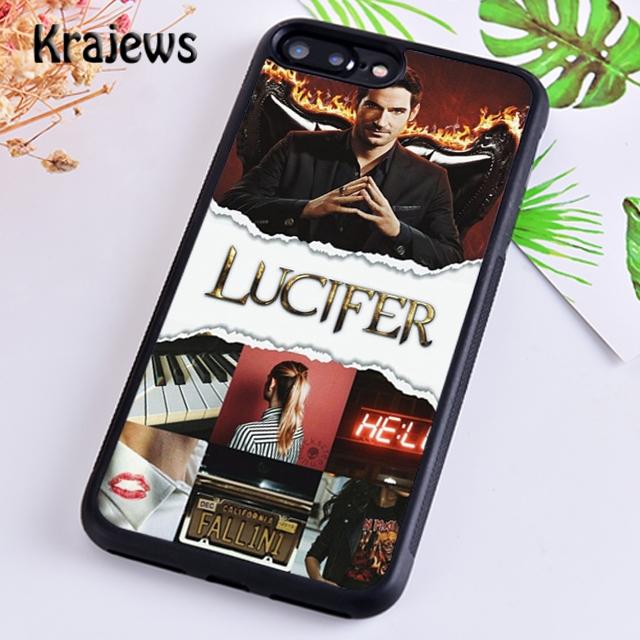 Krajews Lucifer Morningstar TV series Phone Case Cover For iPhone 17 Air 16 15 14 plus 12 pro max coque Fundas
