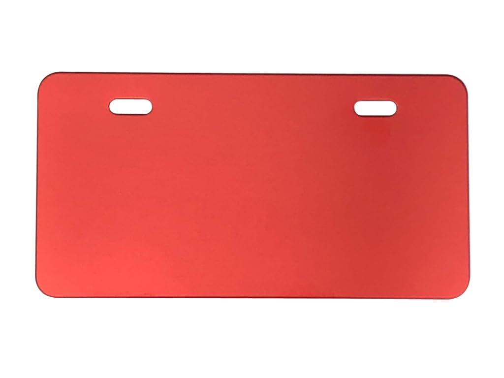Cf Posh 205043 License Plate Holder for 50-125cc Small Angle Type 2 Local Number Mounting Base Red