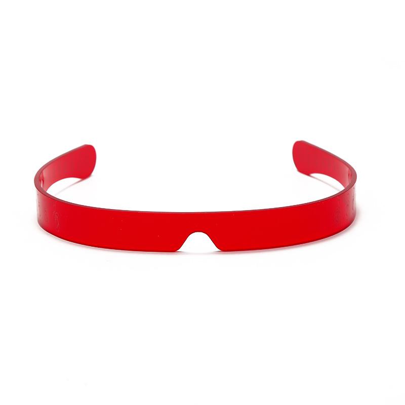 New fashion integration future science fiction punk sunglasses jelly rimless glasses personalized street photography trend accessories