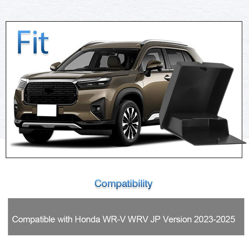 For Honda WR-V WRV JP Version  2024 2025 Car Armrest Storage Hidden Box Press Type Hidden Armrest Storage Interior Accessory