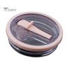 40oz Tumbler Flip Straw Lid Replacement Leak-Proof Splash Resistant Cover for Cup BPA-Free Reusable Glass Lid with Folding Straw