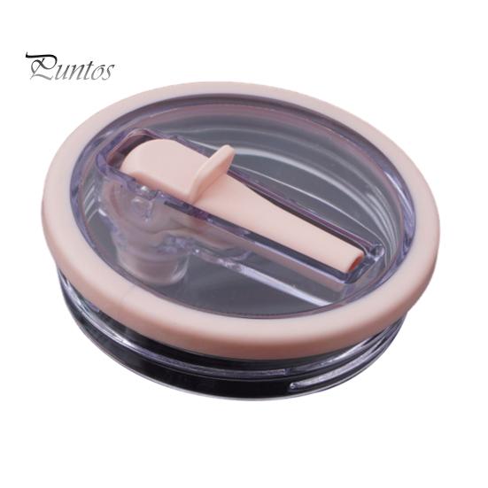 40oz Tumbler Flip Straw Lid Replacement Leak-Proof Splash Resistant Cover for Cup BPA-Free Reusable Glass Lid with Folding Straw