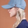 VARZAR Stud Logo Wool Overfit Ball Cap Blue